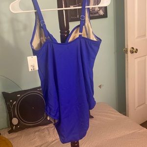 A one piece bathing suit